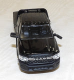 #SY46160 1/64 Black 2023 Ram 3500 Dually Flatbed Truck - Broken Mirror, AS IS