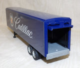 #T057 1/64 Cadillac WhiteGMC Aero Conventional with Trailer