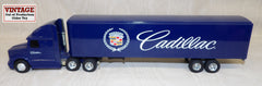 #T057 1/64 Cadillac WhiteGMC Aero Conventional with Trailer