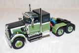 #60-1640 1/64 Dark Green & Olive White Western Star 4900 with 36" Sleeper & Brenner Chemical Tank Trailer