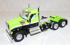 #T345 1/64 Lime Green & Black Kenworth W990 Day Cab - No Box