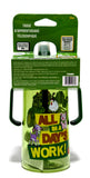 #Y12079 John Deere Kids 12 oz Pop Up Straw Trainer Cup
