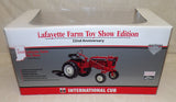 #ZJD1637 1/16 International Cub Tractor with 1-Point Hitch & Fast Hitch Plow, 2010 Lafayette Farm Toy Show Edition