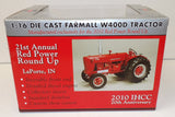 #ZJD1642 1/16 Ih Farmall W400D Tractor, 2010 Red Power Round Up Collector Edition