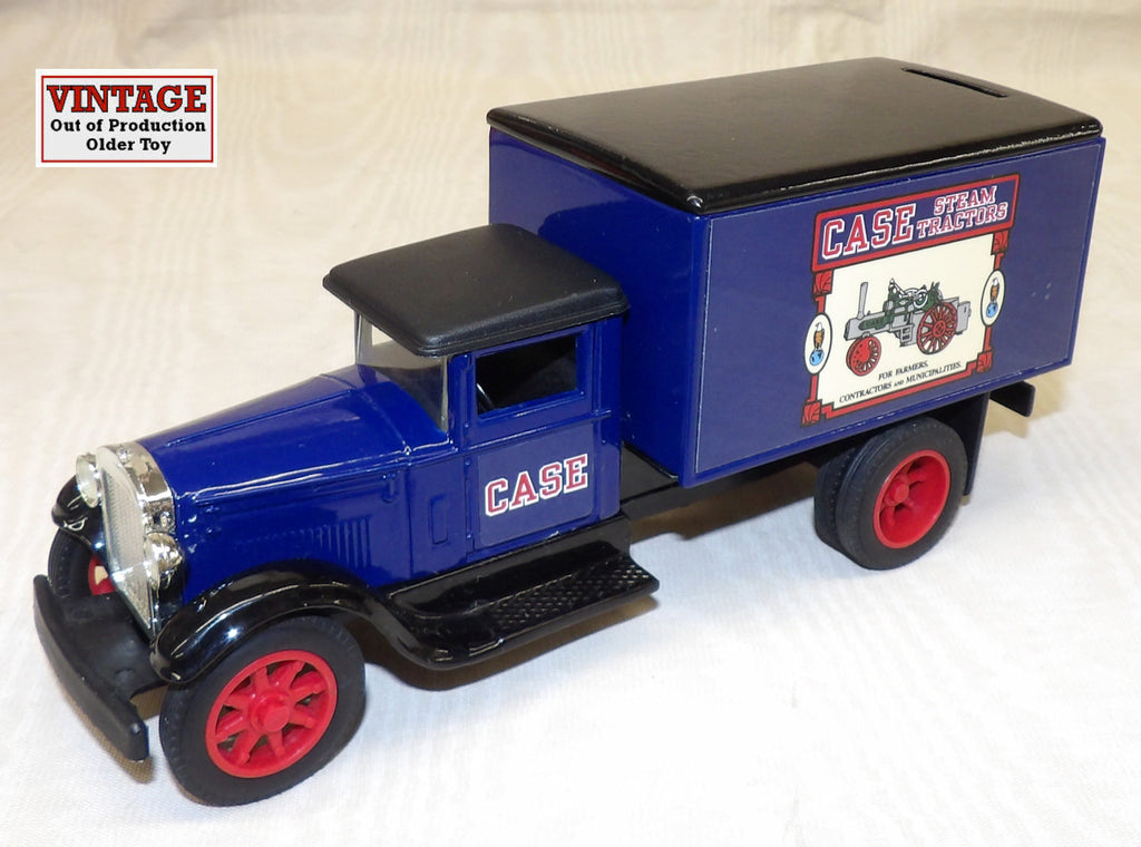#ZSM734 1/34 Case Steam Tractors 1931 International Freight Truck Bank