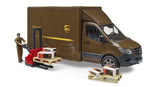#02678 1/16 UPS MB Sprinter Truck with Driver, Pallet Jack & Accessories