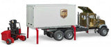 #02828 1/16 UPS Logistics Mack Granite Truck with Forklift
