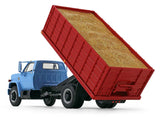 #10-4252 1/34 Baby Blue & Red 1970s Chevrolet C65 Grain Truck with Corn Load