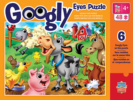 #11712 Farm Animals Googly Eyes Puzzle, 48-pc.