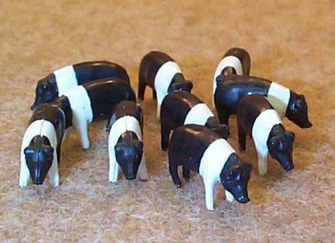 #12663B 1/64 Black & White Pigs (Hampshire), 25 pc.