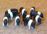 #12663B 1/64 Black & White Pigs (Hampshire), 25 pc.