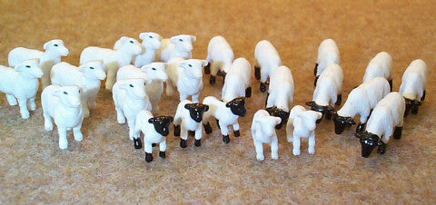 #12743C 1/64 Sheep & Lambs, 25 pc.