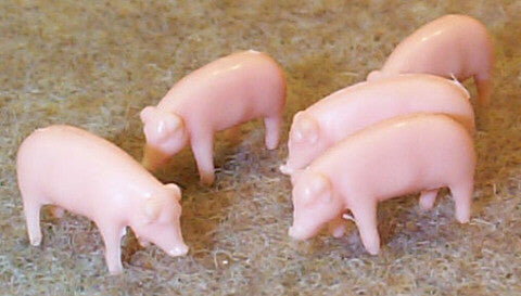 #12820 1/64 Yorkshire Pigs, 10 pc.