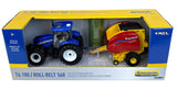#13966 1/32 New Holland T6.180 Tractor with Roll-Belt 560 Round Baler