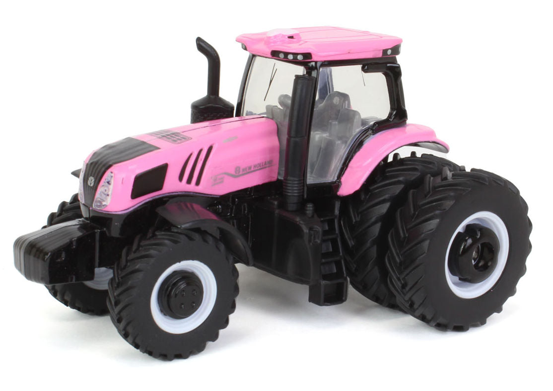 #13997 1/64 Pink New Holland Genesis T8.380 Tractor with Rear Duals