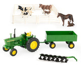 #15474 1/32 John Deere Farm Toy Playset. 17-piece