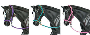 #2474 1/9 Nylon Halter & Lead Rope 3-pc. Assortment