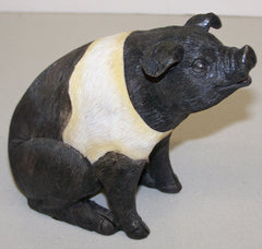 #2513600B 6" Resin Pig Sitting Figure