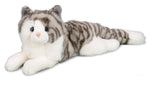#283D Smokey - Gray Cat Plush