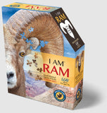 #3015MC I Am Ram Head-Shaped Puzzle, 520 pc.