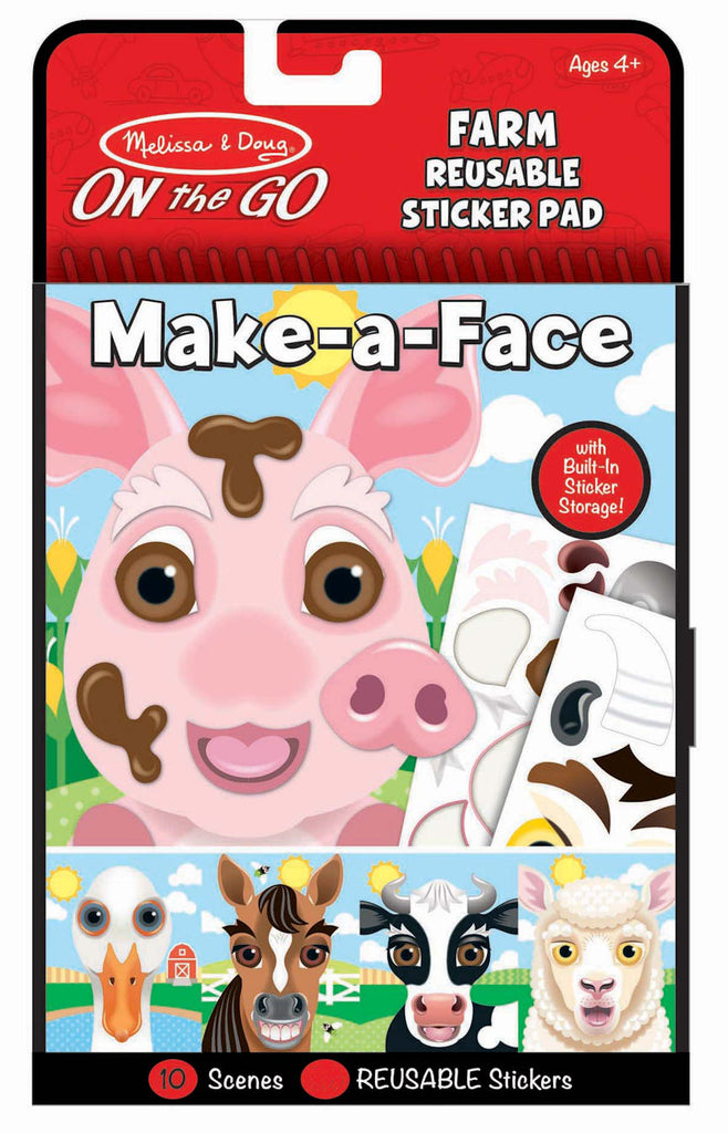 #30511 Make-a-Face Farm Reuseable Sticker Pad