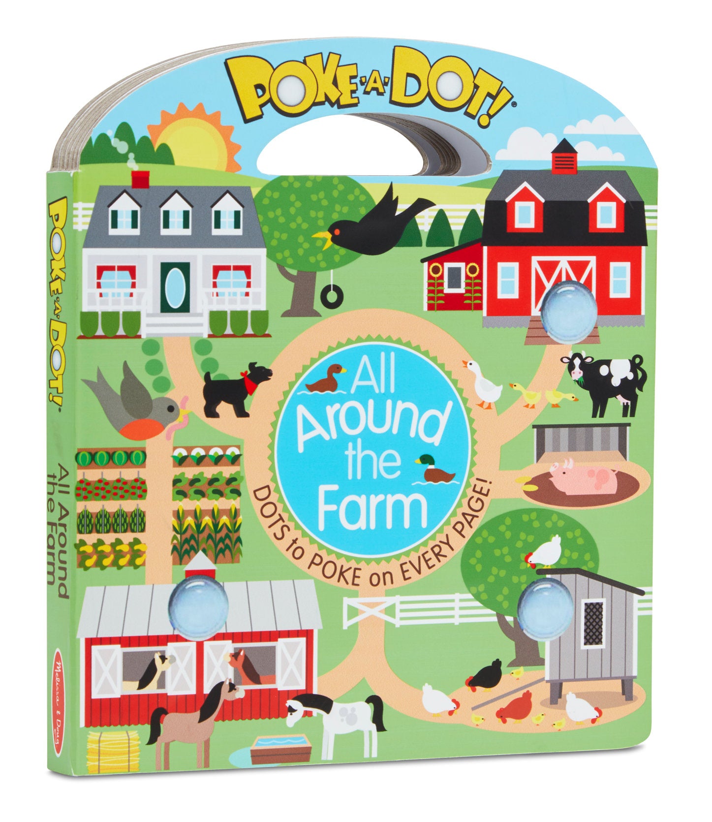 #31437 All Around Sunny Farm Poke-A-Dot Book