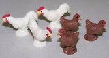 #347622 1/32 Rooster & Hen Chicken Set