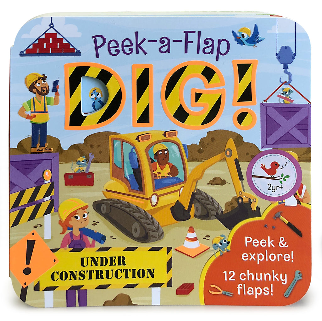 #390560 Dig! Peak-a-Flap Book