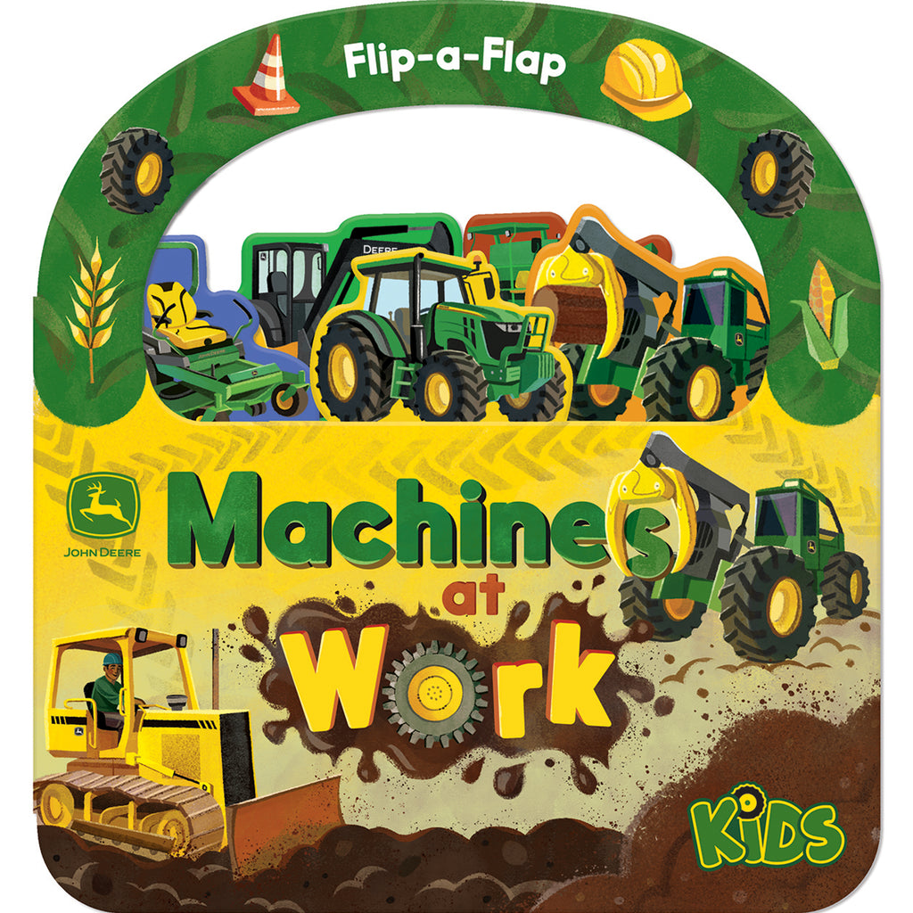 #390980 John Deere Machines at Work Flip-a-Flap Board Book