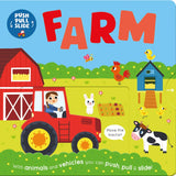 #391039 Farm Push, Pull, Slide Board Book