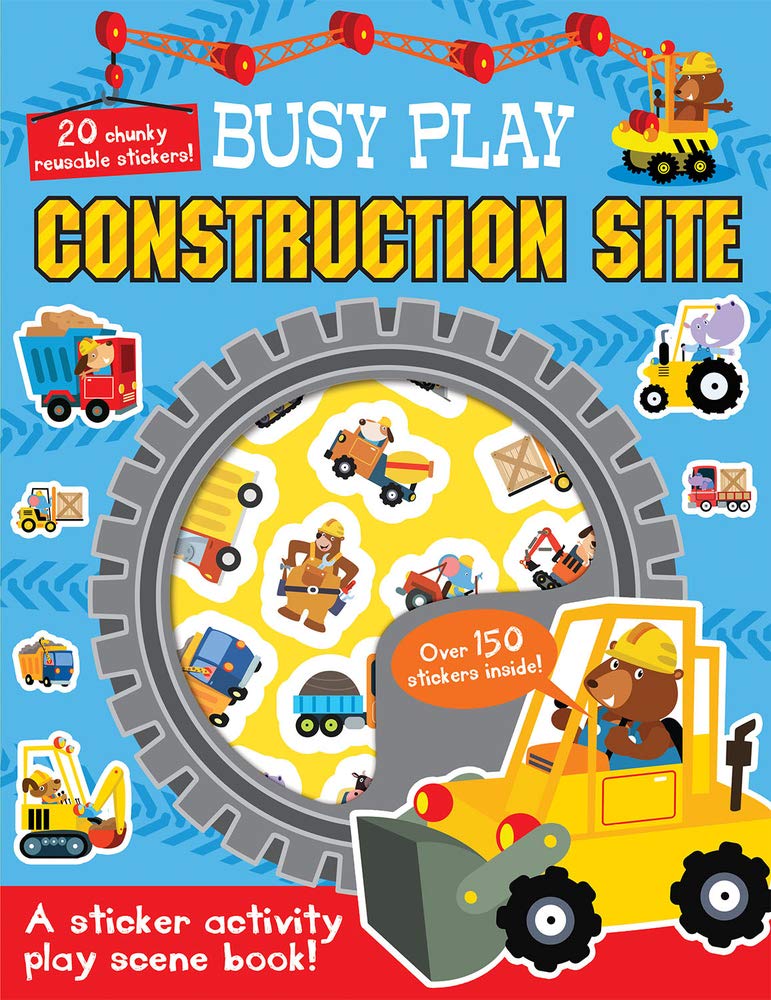 #391149 Busy Play Construction Site Activity Sticker Book