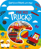 #391156 Carry & Count with Me Five Red Trucks Board Book