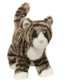 #4024D Zigby Gray Stripe Cat Plush