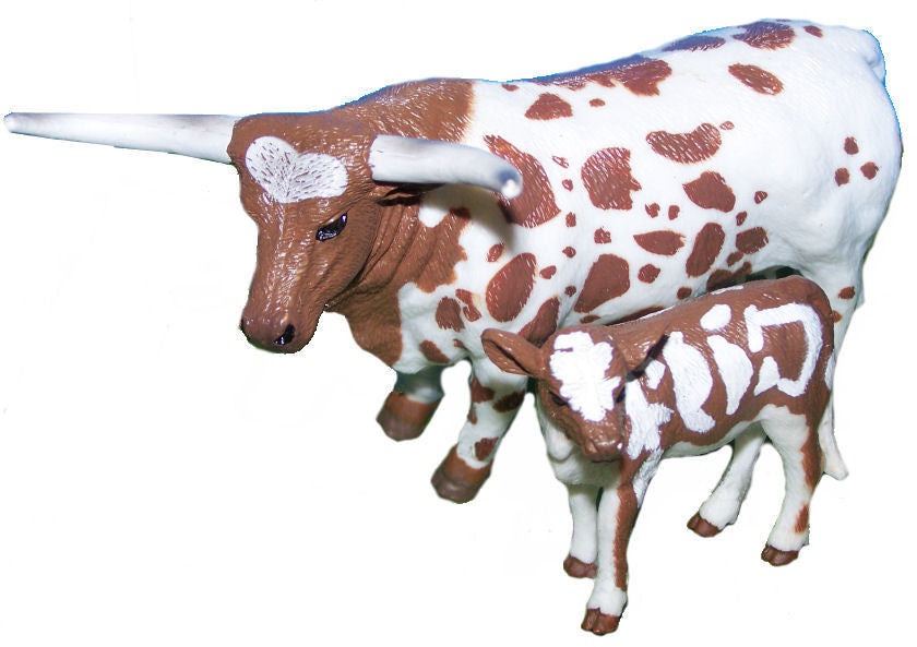 #405BC 1/20 Longhorn Cow & Calf Set