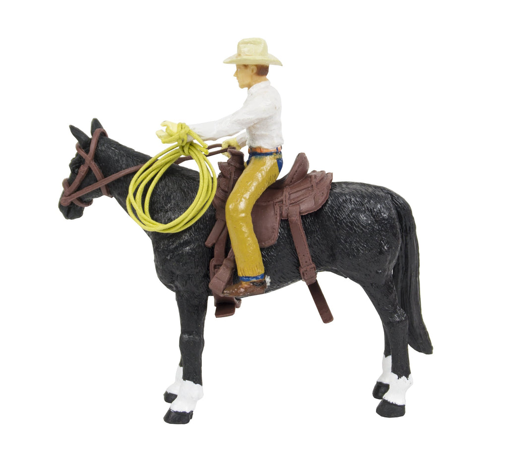 #407BC 1/20 Cowboy with Horse & Saddle