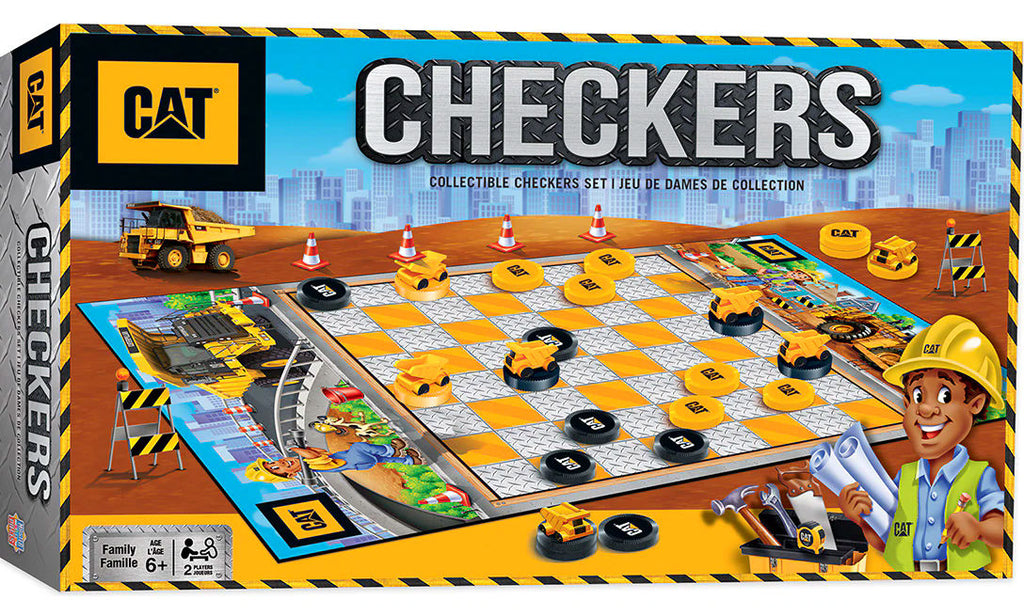 #41902 Caterpillar Checkers Board Game