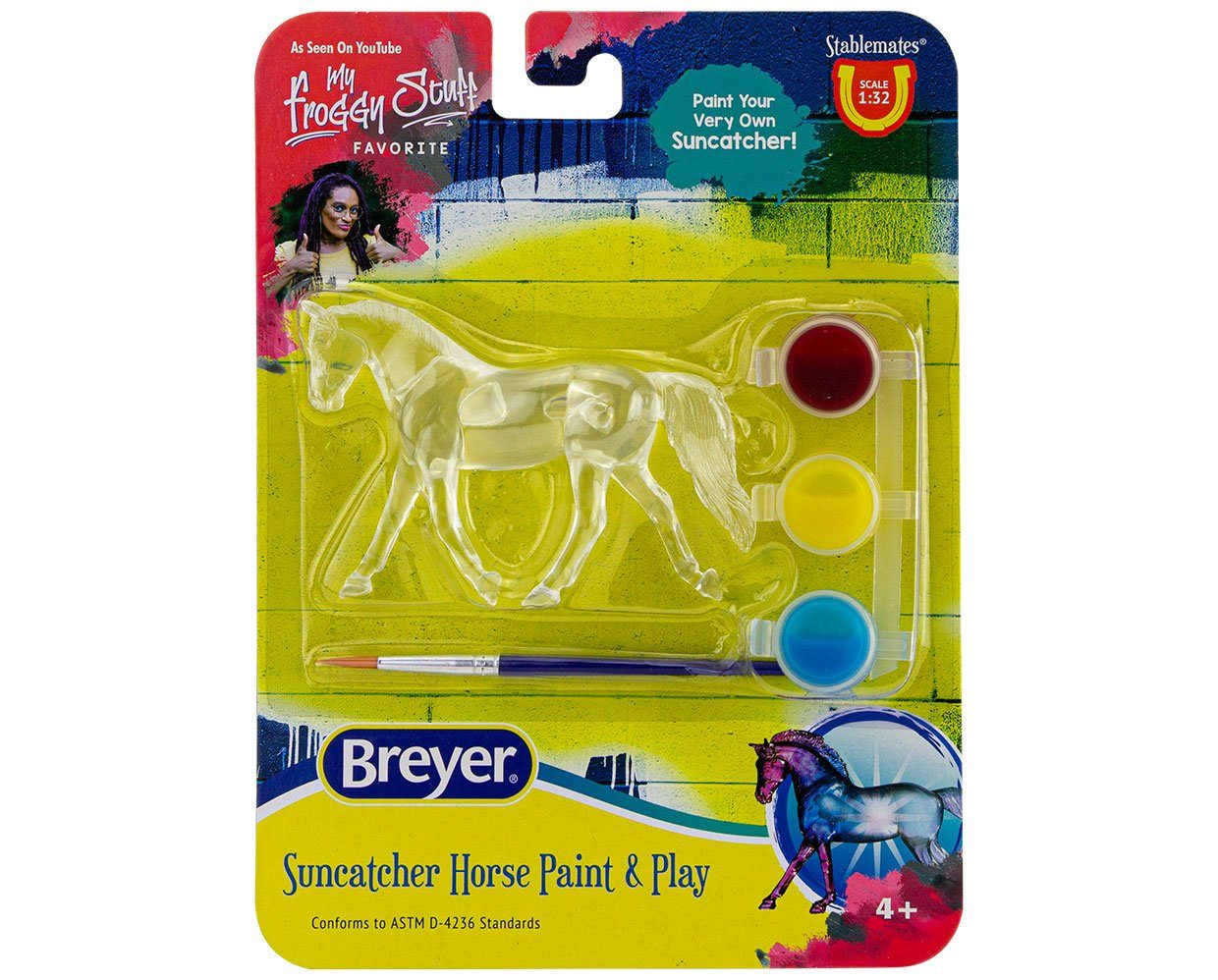 #4230D 1/32 Stablemates Warmblood Suncatcher Horse Paint & Play