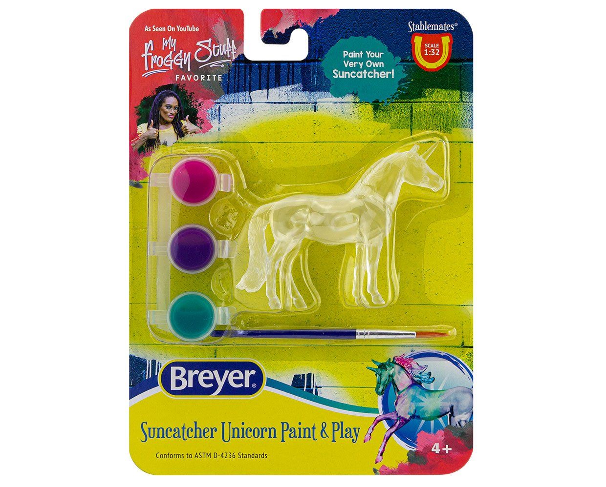 #4231A 1/32 Stablemates Suncatcher Unicorn Paint & Play