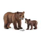 #42473 Grizzly Bear Mother with Cub Set