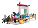 #42611 1/20 Horse Stall with Appaloosa Mare & Foal
