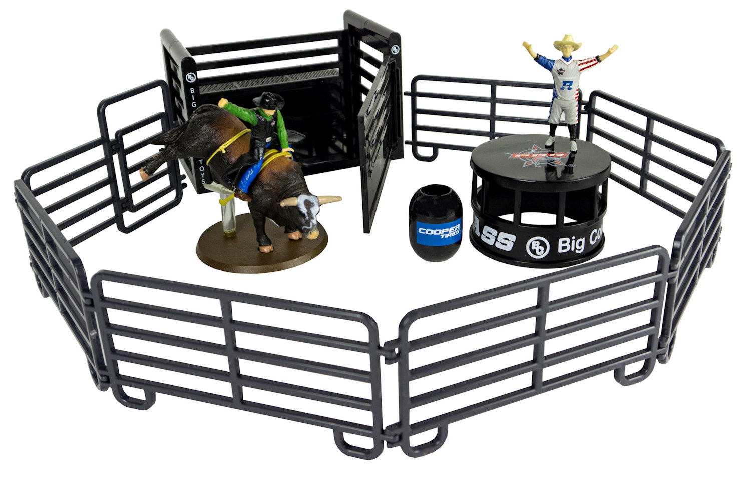 Light Rodeo Toy #449BC 1/20 PBR Rodeo Set, 13 piece | Action Toys