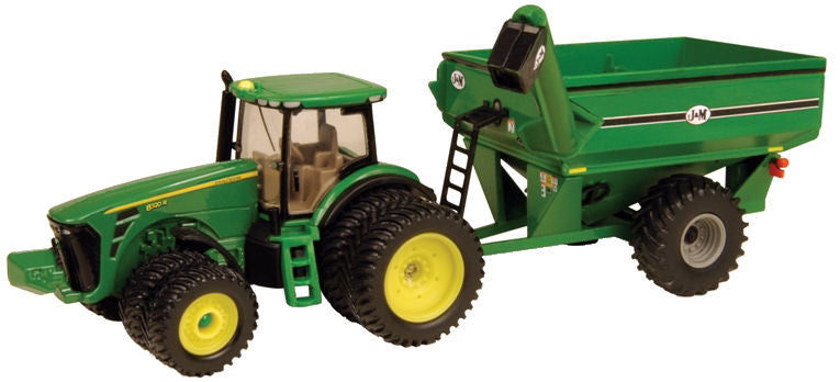 #45236 1/64 John Deere 8320R with Duals & J&M Grain Cart