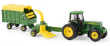 #45589 1/64 John Deere 4960 Tractor with Forage Harvester & Wagon Set