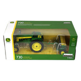 #45790 1/16 John Deere 730 Wide Front Tractor with Grain Drill - Prestige Collection