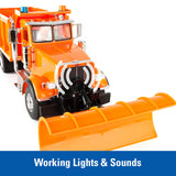#47185 1/16 Big Farm Peterbilt 367 Snowplow Truck with Lights & Sound