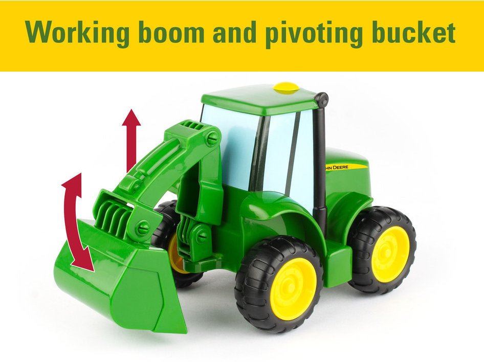 John Deere 1st Farming Fun Hauling Set - Tractor, Trailer, Farmer, Pigs & Fence Toy For Toddlers 12+ Months