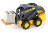 #47351 1/16 Big Farm New Holland L225 Skid Steer Loader with Accessories