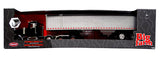 #47367 1/16 Big Farm Black Peterbilt Model 367 Semi with Silver Grain Trailer