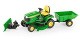 #47395 1/16 John Deere X758 Lawn Mower with Accessories
