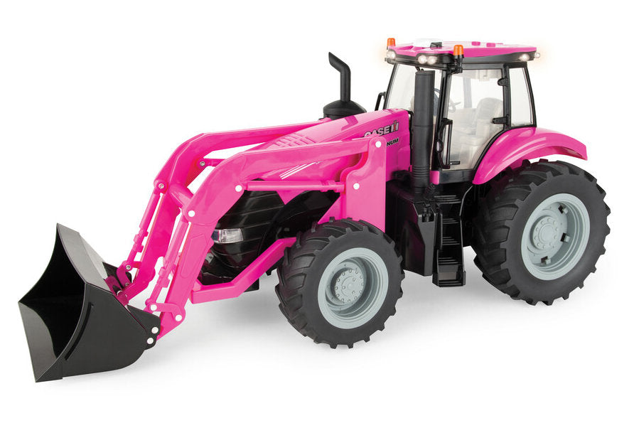 47430 1/16 Case-IH Pink Magnum 380CVT Tractor with Loader